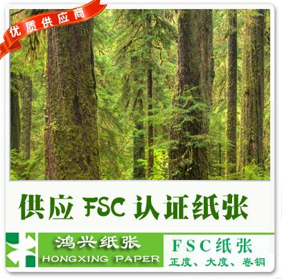 揭阳市FSC纸张FSC国际认证纸张FSC单铜双胶FSC铜版纸